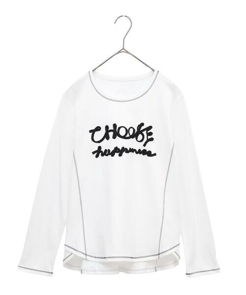 Maison de CINQ / メゾン ドゥ サンク カットソー | 【小さいサイズ】テープロゴコットンカットソー | 詳細14