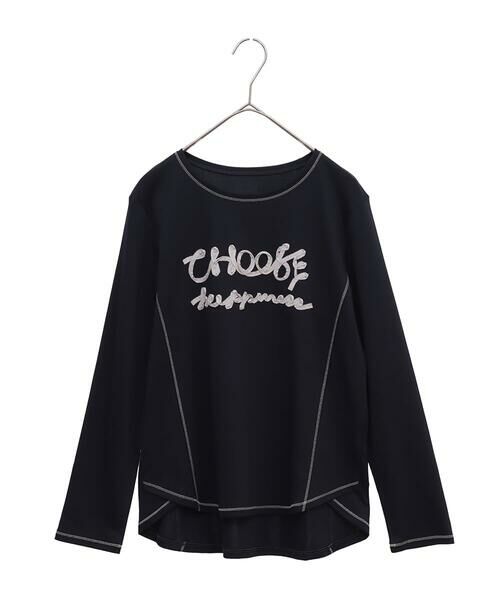 Maison de CINQ / メゾン ドゥ サンク カットソー | 【小さいサイズ】テープロゴコットンカットソー | 詳細15