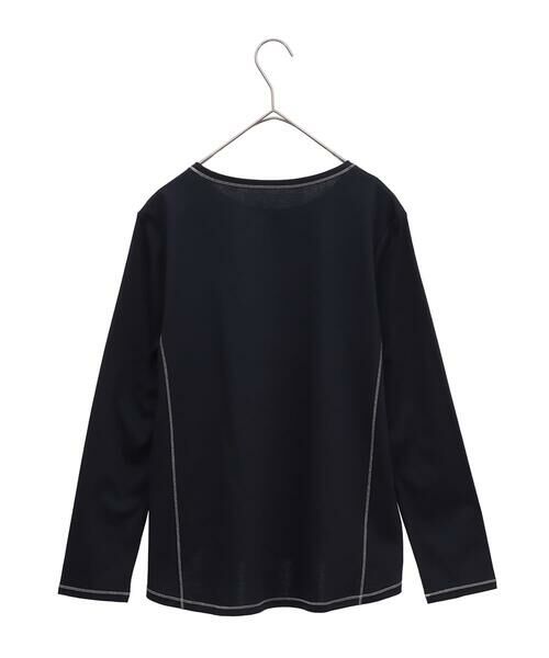 Maison de CINQ / メゾン ドゥ サンク カットソー | 【小さいサイズ】テープロゴコットンカットソー | 詳細16