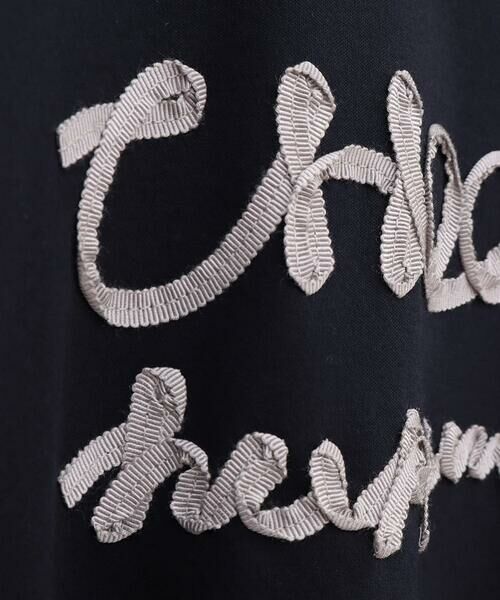 Maison de CINQ / メゾン ドゥ サンク カットソー | 【小さいサイズ】テープロゴコットンカットソー | 詳細21