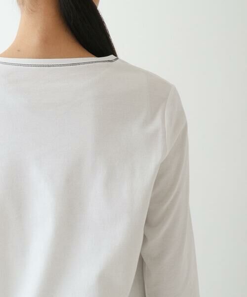 Maison de CINQ / メゾン ドゥ サンク カットソー | 【小さいサイズ】テープロゴコットンカットソー | 詳細4
