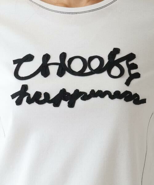 Maison de CINQ / メゾン ドゥ サンク カットソー | 【小さいサイズ】テープロゴコットンカットソー | 詳細7