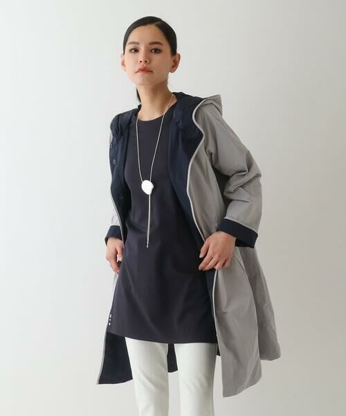 Maison de CINQ / メゾン ドゥ サンク その他アウター | 【小さいサイズ】リバーシブルタフタスプリングコート | 詳細1