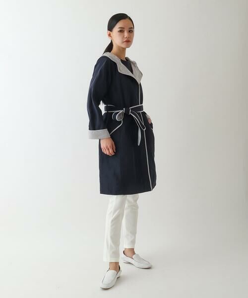 Maison de CINQ / メゾン ドゥ サンク その他アウター | 【小さいサイズ】リバーシブルタフタスプリングコート | 詳細16