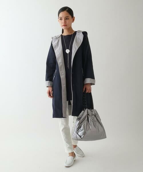Maison de CINQ / メゾン ドゥ サンク その他アウター | 【小さいサイズ】リバーシブルタフタスプリングコート | 詳細18