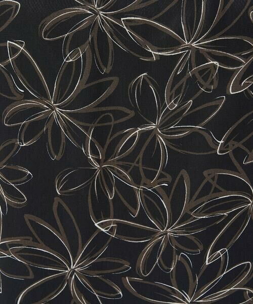 Maison de CINQ / メゾン ドゥ サンク シャツ・ブラウス | 【小さいサイズ】ラインフラワーシフォンブラウス/洗える | 詳細11