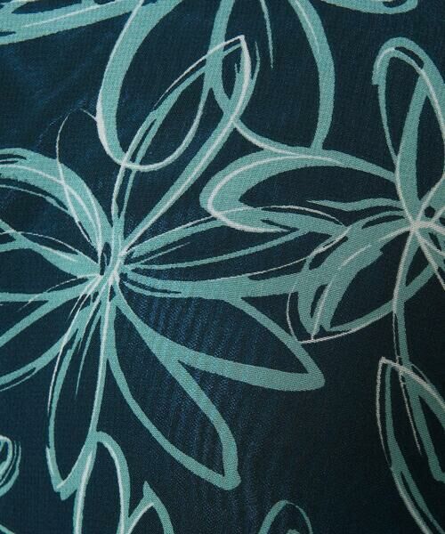 Maison de CINQ / メゾン ドゥ サンク シャツ・ブラウス | 【小さいサイズ】ラインフラワーシフォンブラウス/洗える | 詳細12