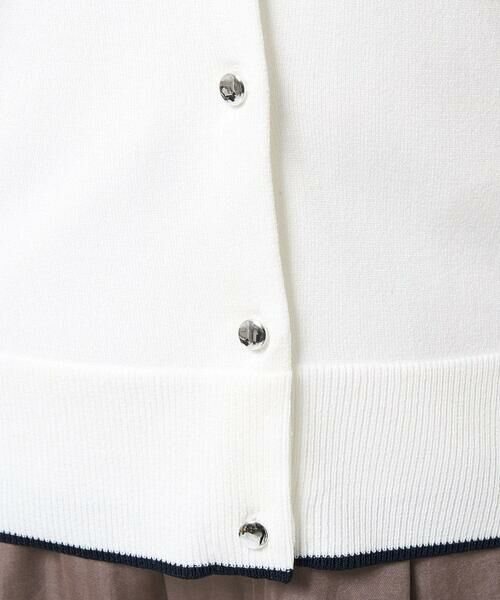 Maison de CINQ / メゾン ドゥ サンク ニット・セーター | 【小さいサイズ】配色ラインカラーニットアンサンブル/洗える | 詳細17