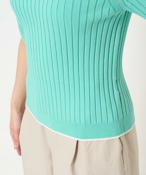 Maison de CINQ / メゾン ドゥ サンク ニット・セーター | 【小さいサイズ】配色ラインカラーニットアンサンブル/洗える | 詳細27