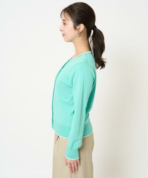 Maison de CINQ / メゾン ドゥ サンク ニット・セーター | 【小さいサイズ】配色ラインカラーニットアンサンブル/洗える | 詳細9