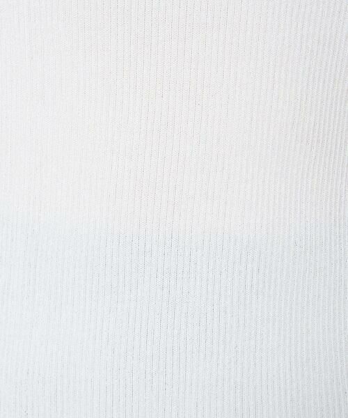 Maison de CINQ / メゾン ドゥ サンク ニット・セーター | 【小さいサイズ】七分袖コンパクトリブニット/洗える | 詳細11