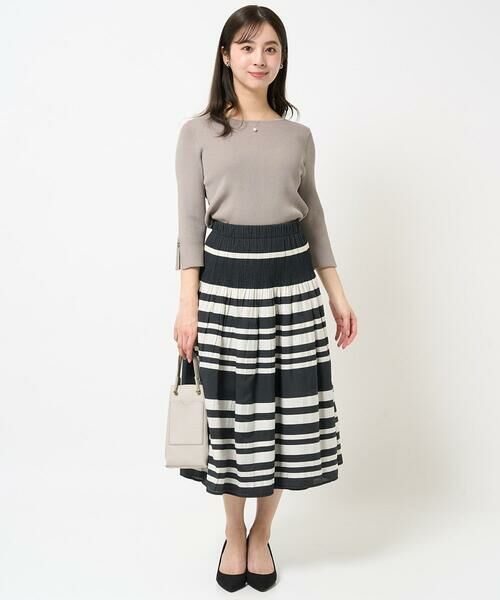 Maison de CINQ / メゾン ドゥ サンク ニット・セーター | 【小さいサイズ】七分袖コンパクトリブニット/洗える | 詳細18