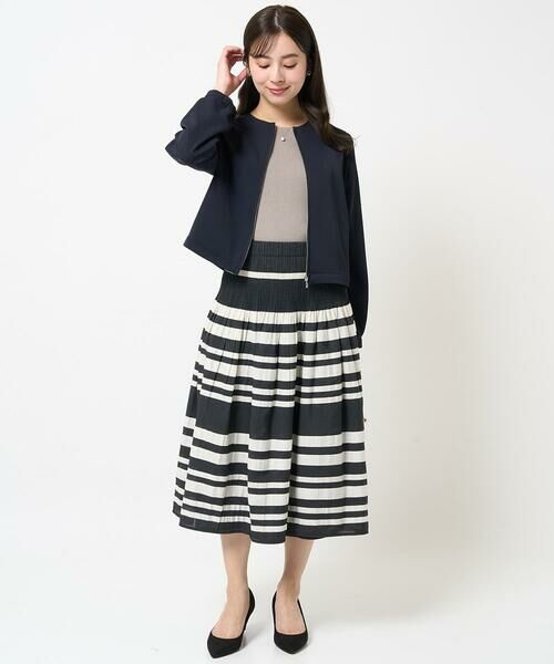 Maison de CINQ / メゾン ドゥ サンク ニット・セーター | 【小さいサイズ】七分袖コンパクトリブニット/洗える | 詳細21