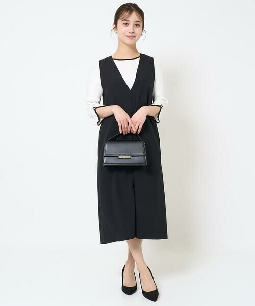 Maison de CINQ / メゾン ドゥ サンク ニット・セーター | 【小さいサイズ】七分袖コンパクトリブニット/洗える | 詳細22