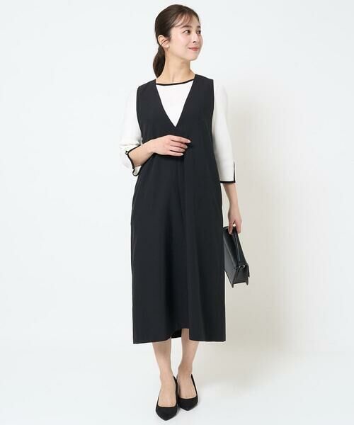 Maison de CINQ / メゾン ドゥ サンク ニット・セーター | 【小さいサイズ】七分袖コンパクトリブニット/洗える | 詳細23