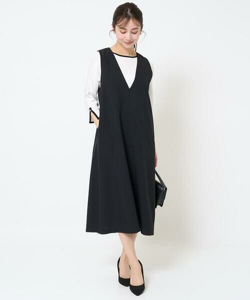 Maison de CINQ / メゾン ドゥ サンク ニット・セーター | 【小さいサイズ】七分袖コンパクトリブニット/洗える | 詳細24