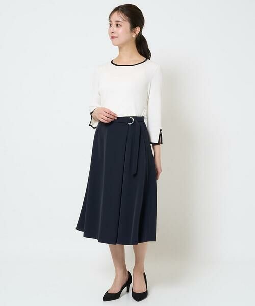 Maison de CINQ / メゾン ドゥ サンク ニット・セーター | 【小さいサイズ】七分袖コンパクトリブニット/洗える | 詳細28