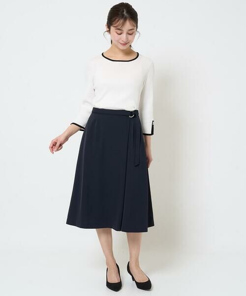 Maison de CINQ / メゾン ドゥ サンク ニット・セーター | 【小さいサイズ】七分袖コンパクトリブニット/洗える | 詳細30