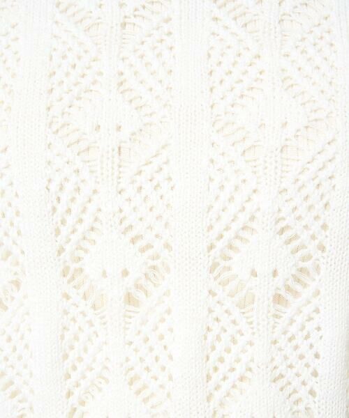 Maison de CINQ / メゾン ドゥ サンク ニット・セーター | 【小さいサイズ】かぎ針風透かし編みニット/洗える | 詳細13