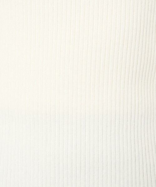 Maison de CINQ / メゾン ドゥ サンク タンクトップ | 【小さいサイズ】スクエアネックリブニットタンクトップ/UVカット/洗える | 詳細12