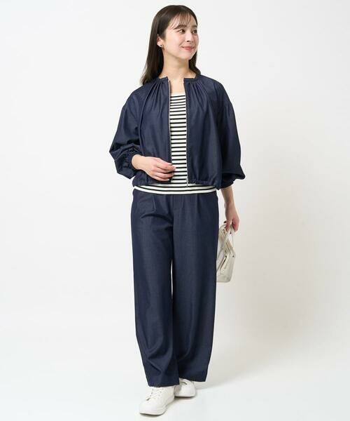 Maison de CINQ / メゾン ドゥ サンク タンクトップ | 【小さいサイズ】スクエアネックリブニットタンクトップ/UVカット/洗える | 詳細14