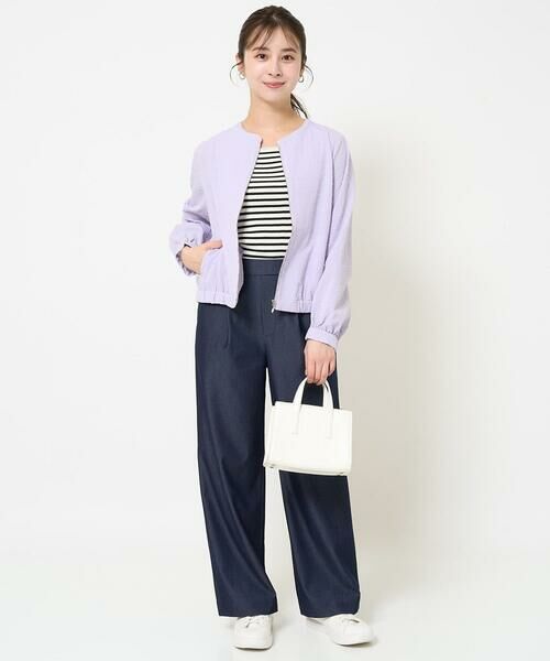 Maison de CINQ / メゾン ドゥ サンク タンクトップ | 【小さいサイズ】スクエアネックリブニットタンクトップ/UVカット/洗える | 詳細17