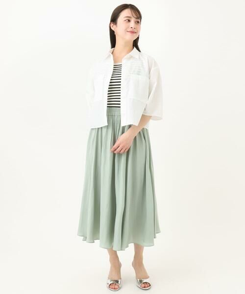 Maison de CINQ / メゾン ドゥ サンク タンクトップ | 【小さいサイズ】スクエアネックリブニットタンクトップ/UVカット/洗える | 詳細20