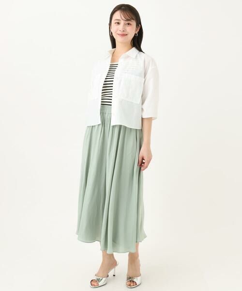 Maison de CINQ / メゾン ドゥ サンク タンクトップ | 【小さいサイズ】スクエアネックリブニットタンクトップ/UVカット/洗える | 詳細21