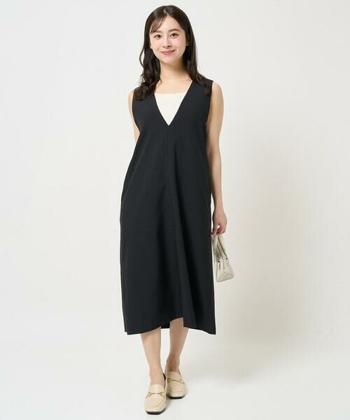 Maison de CINQ / メゾン ドゥ サンク タンクトップ | 【小さいサイズ】スクエアネックリブニットタンクトップ/UVカット/洗える | 詳細26