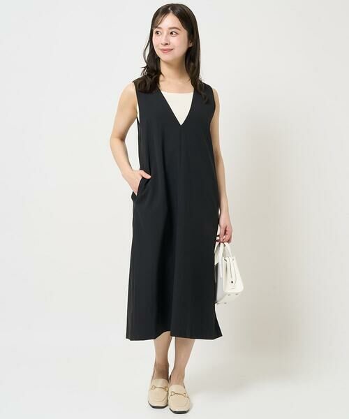 Maison de CINQ / メゾン ドゥ サンク タンクトップ | 【小さいサイズ】スクエアネックリブニットタンクトップ/UVカット/洗える | 詳細27