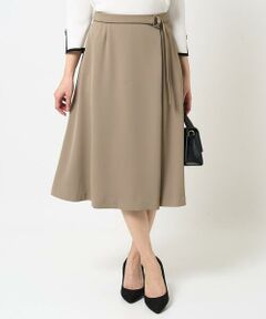 Maison de CINQ / メゾン ドゥ サンク ロング・マキシ丈スカート | 【小さいサイズ】ベルト付きAラインスカート/洗える/セットアップ対応