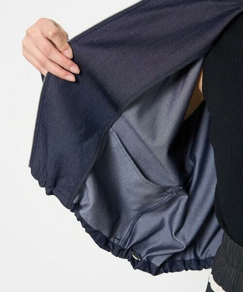 Maison de CINQ / メゾン ドゥ サンク その他アウター | 【小さいサイズ】デニムライクノーカラーブルゾン/洗える | 詳細11