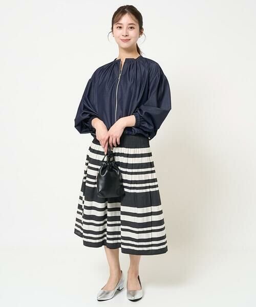 Maison de CINQ / メゾン ドゥ サンク その他アウター | 【小さいサイズ】デニムライクノーカラーブルゾン/洗える | 詳細21