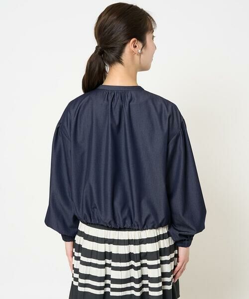 Maison de CINQ / メゾン ドゥ サンク その他アウター | 【小さいサイズ】デニムライクノーカラーブルゾン/洗える | 詳細5