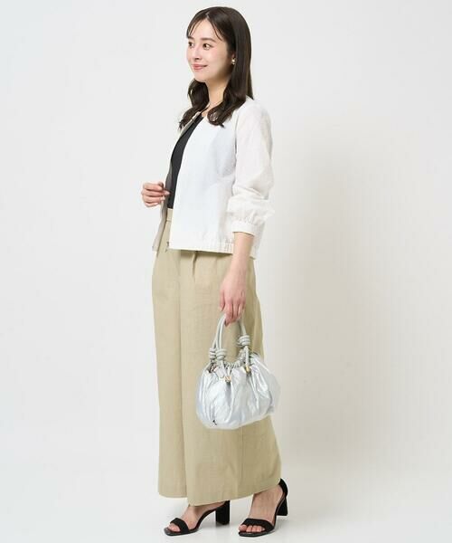 Maison de CINQ / メゾン ドゥ サンク その他アウター | 【小さいサイズ】ポコポコノーカラーブルゾン/洗える | 詳細17