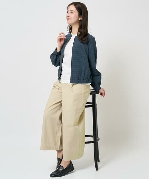 Maison de CINQ / メゾン ドゥ サンク その他アウター | 【小さいサイズ】ポコポコノーカラーブルゾン/洗える | 詳細28