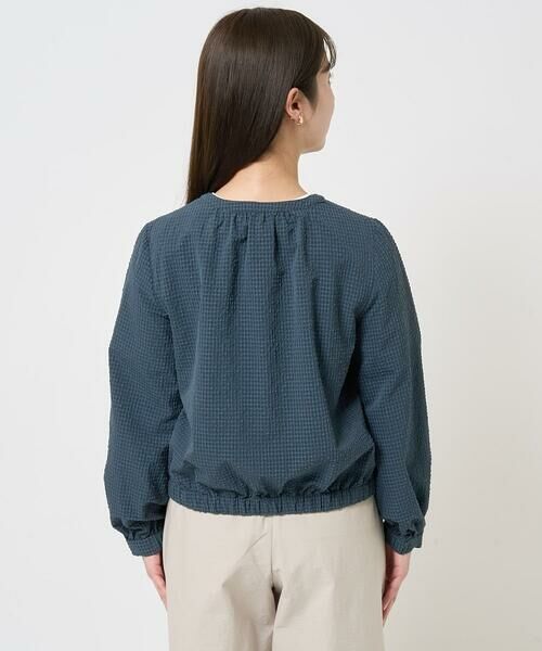 Maison de CINQ / メゾン ドゥ サンク その他アウター | 【小さいサイズ】ポコポコノーカラーブルゾン/洗える | 詳細5