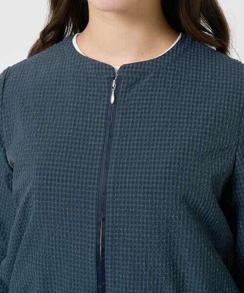 Maison de CINQ / メゾン ドゥ サンク その他アウター | 【小さいサイズ】ポコポコノーカラーブルゾン/洗える | 詳細6