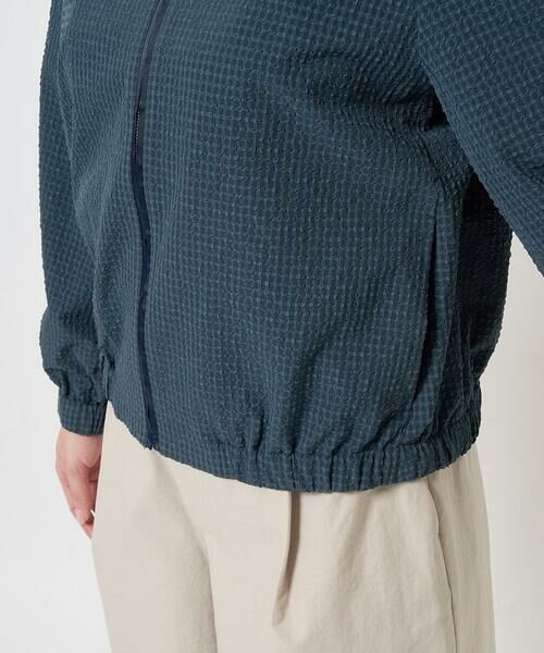 Maison de CINQ / メゾン ドゥ サンク その他アウター | 【小さいサイズ】ポコポコノーカラーブルゾン/洗える | 詳細9