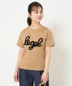 Maison de CINQ / メゾン ドゥ サンク カットソー | 【小さいサイズ】フリンジ刺繍ロゴTシャツ/洗える