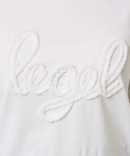 Maison de CINQ / メゾン ドゥ サンク カットソー | 【小さいサイズ】フリンジ刺繍ロゴTシャツ/洗える | 詳細11