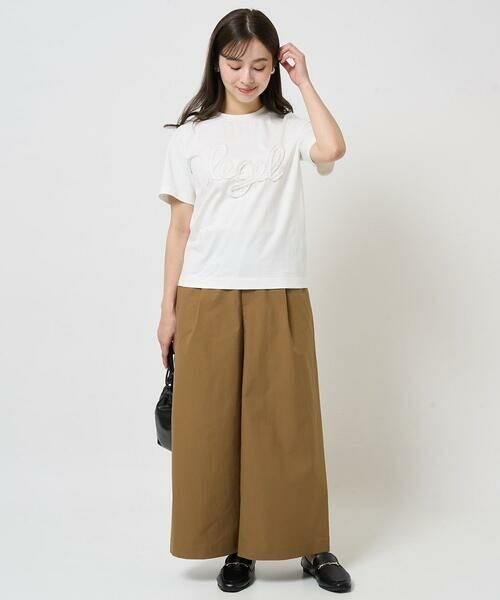 Maison de CINQ / メゾン ドゥ サンク カットソー | 【小さいサイズ】フリンジ刺繍ロゴTシャツ/洗える | 詳細13