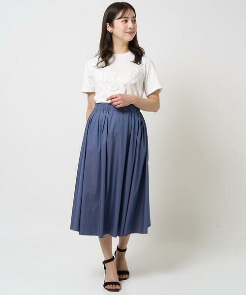 Maison de CINQ / メゾン ドゥ サンク カットソー | 【小さいサイズ】フリンジ刺繍ロゴTシャツ/洗える | 詳細17