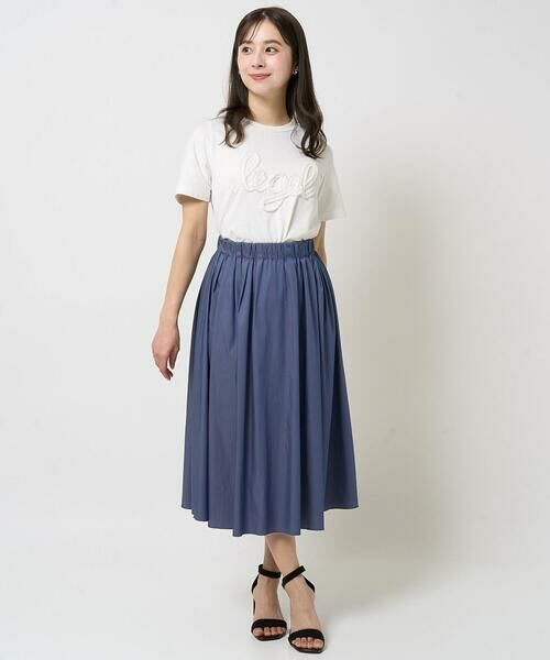 Maison de CINQ / メゾン ドゥ サンク カットソー | 【小さいサイズ】フリンジ刺繍ロゴTシャツ/洗える | 詳細18