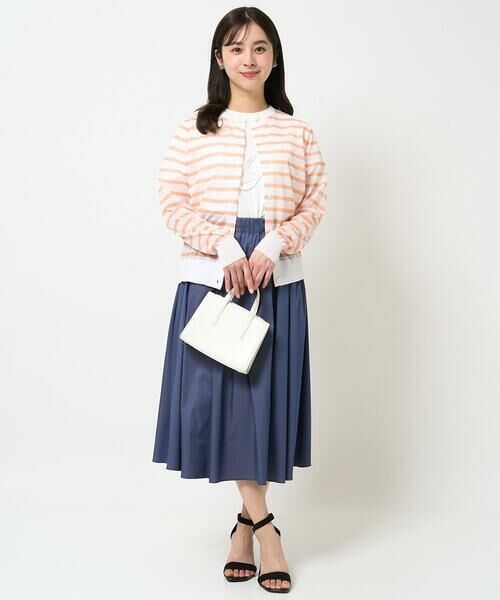 Maison de CINQ / メゾン ドゥ サンク カットソー | 【小さいサイズ】フリンジ刺繍ロゴTシャツ/洗える | 詳細20