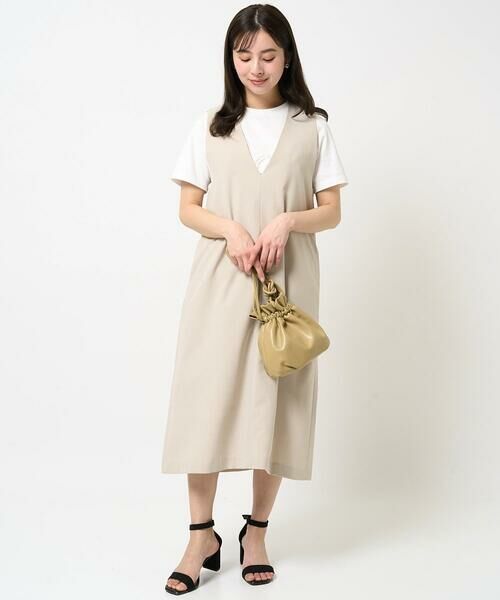 Maison de CINQ / メゾン ドゥ サンク カットソー | 【小さいサイズ】フリンジ刺繍ロゴTシャツ/洗える | 詳細27