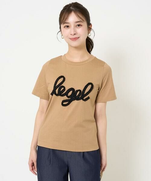 Maison de CINQ / メゾン ドゥ サンク カットソー | 【小さいサイズ】フリンジ刺繍ロゴTシャツ/洗える | 詳細3