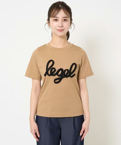 Maison de CINQ / メゾン ドゥ サンク カットソー | 【小さいサイズ】フリンジ刺繍ロゴTシャツ/洗える | 詳細4