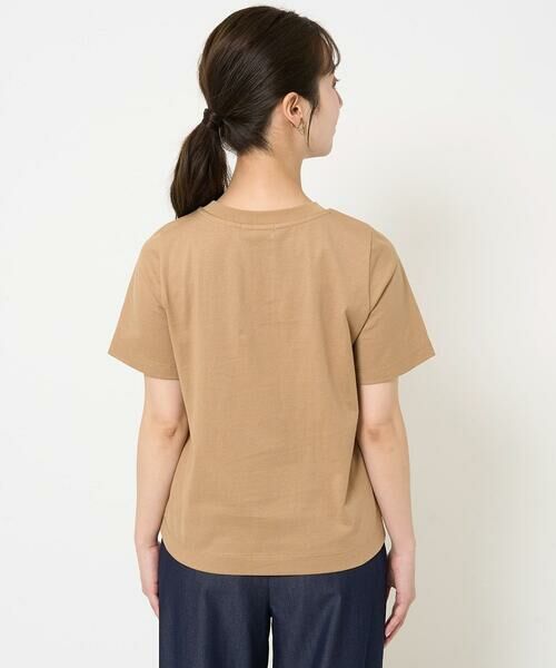 Maison de CINQ / メゾン ドゥ サンク カットソー | 【小さいサイズ】フリンジ刺繍ロゴTシャツ/洗える | 詳細6