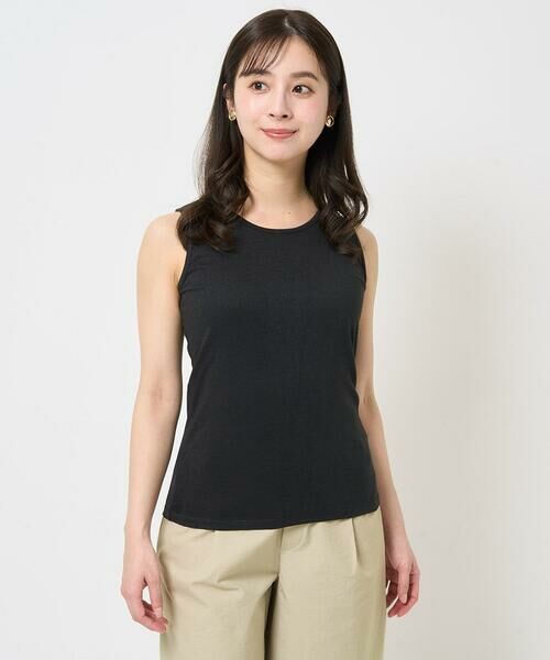 Maison de CINQ / メゾン ドゥ サンク タンクトップ | 【小さいサイズ】ラメタンクトップ/UVカット/接触冷感/洗える | 詳細2